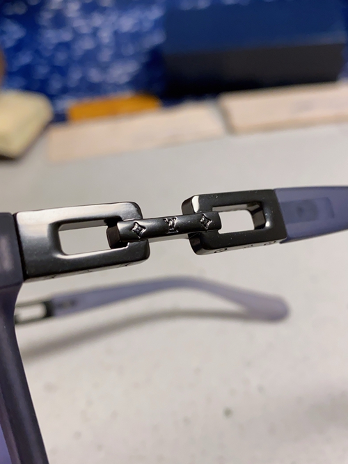 ルイヴィトンサングラス角部分ディテール